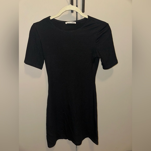 REFORMATION Kendy Black Ribbed Tshirt Dress Size Small - Picture 8 of 8